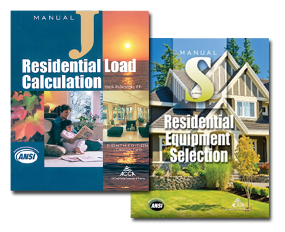 HVACR Training: Manual J and Manual S