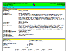 HVACR design sample: Load Calculations